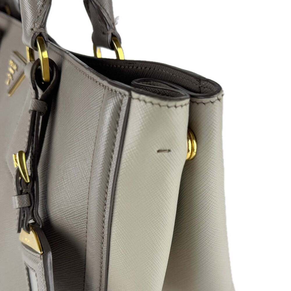 PRADA Gray Leather Shoulder Bag - Picture 7 of 13